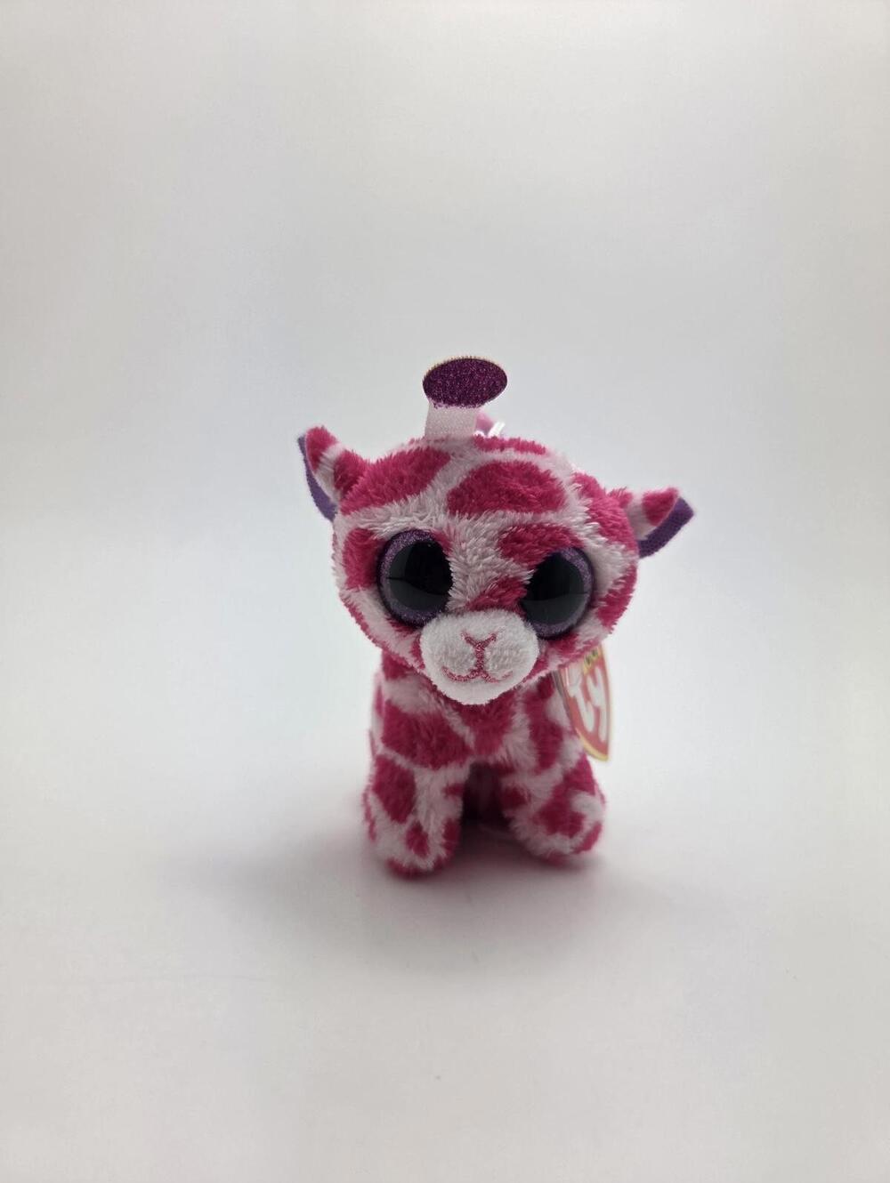 TY Key Clip Beanie Boo “Twigs” the Giraffe -  Plastic Keychain (4 inch)